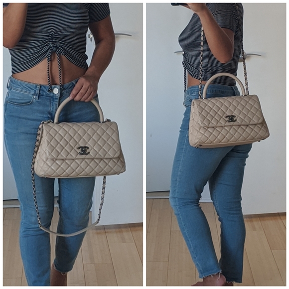 SOLD - Chanel Coco Top Handle Bag Caviar Medium - Picture 13 of 15